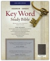 KJV Key Word Study Bible, Genuine Black Leather